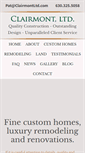 Mobile Screenshot of clairmontltd.com